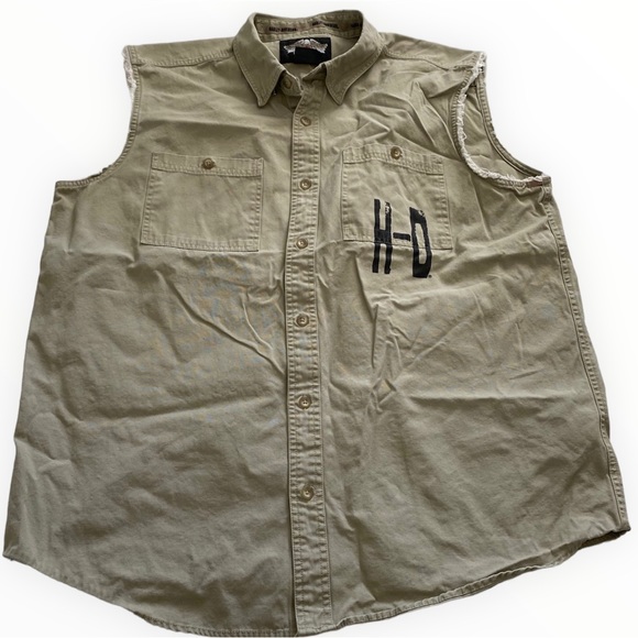 Harley-Davidson Other - Harley Davidson sleeveless work shirt